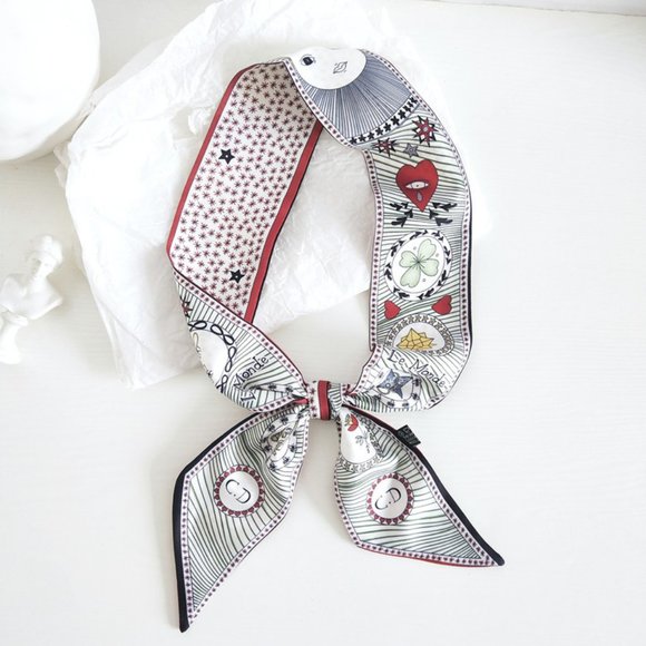 Tarot Sun Heart Art Print Narrow Scarf - Picture 9 of 9